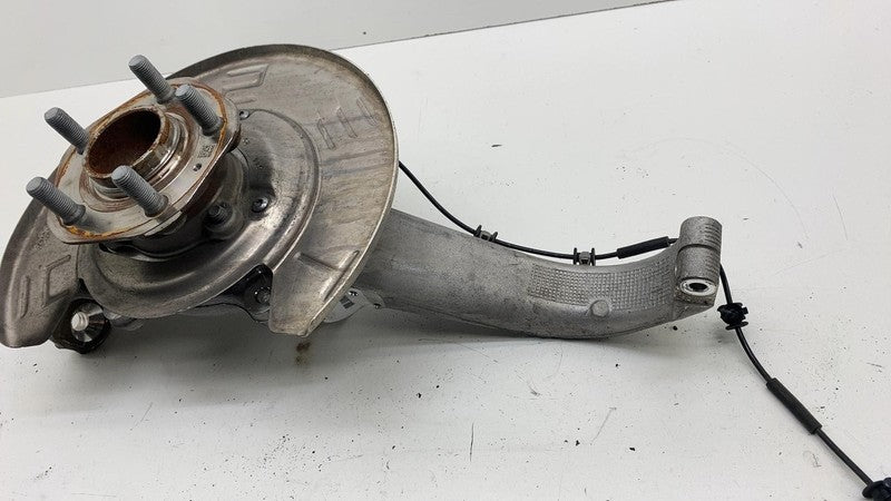 104412200E 17-23 Model 3 Front Left Spindle Knuckle w/ Wheel Hub & Shield RWD 1044311-00-E