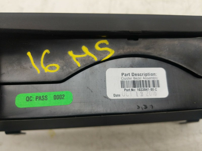 1033041-00-C ⭕2012-2020 Tesla Model S Speedometer Gauge Instrument Cluster Bezel 1033041-00-C