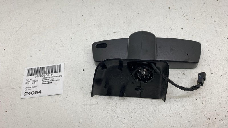 ⭕ 12-15 Model S Front Windshield Interior Rear View Mirror w/ Cover 60