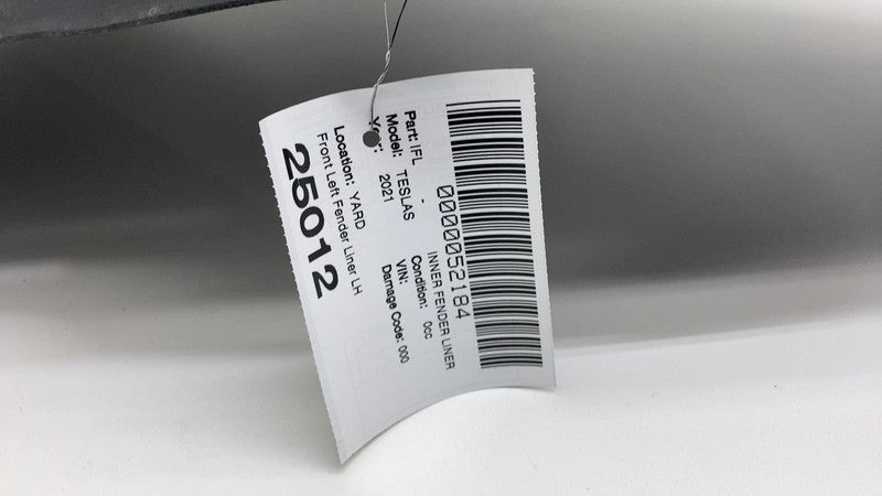 156975600B 2021-2024 Tesla Model S Front Left Wheel Arch Fender Liner Splash Shield Guard