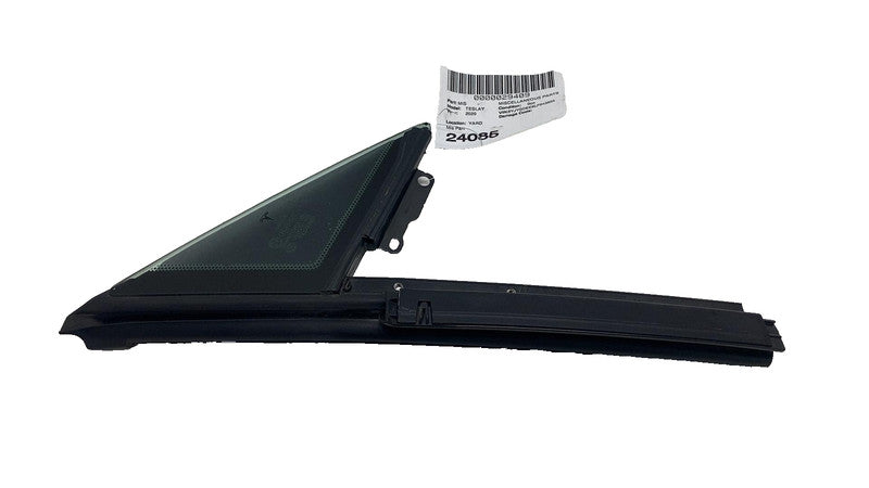 ⭕ 12-20 Tesla Model S Front Right Door Window Corner Vent Quarter Glas