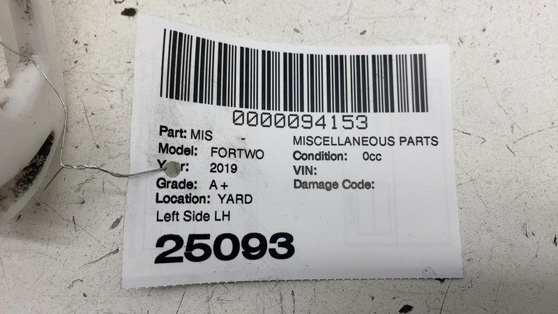 ⭕ 2019 Smart EQ Fortwo Rear Driver Side Bumper Mount Bracket Left LH A