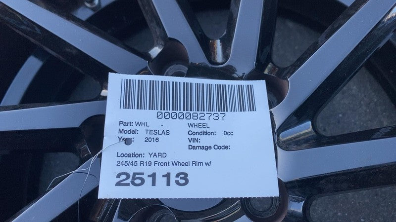 ⭕ 2012-2016 Model S 19x8.5 Wheel Rim w/ Michelin Pilot Sport Tire 245/