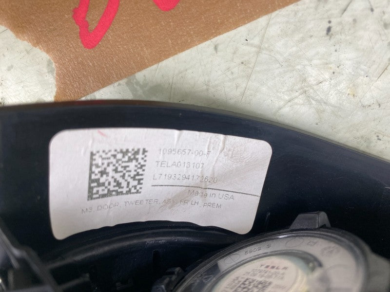 109565700F ⭕ 17-23 Tesla Model 3 Front Driver Side Door Tweeter Speaker Left 1095657-00-F
