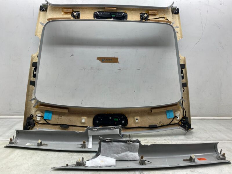 2017-2023 Tesla Model 3 Headliner w/ Left & Right Side Rail Trim Cover Assy Gray