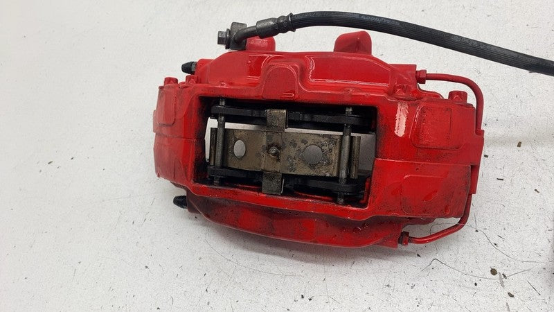 2012-2020 Tesla Model S Front Driver Side Caliper Red w/ Brake Hose Line Left LH