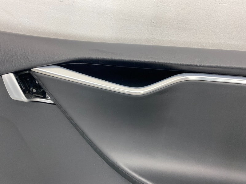 100793608K ⭕ 12-20 Model S Front Right Interior Door Panel Trim Card Cover OEM 1007936-08-K