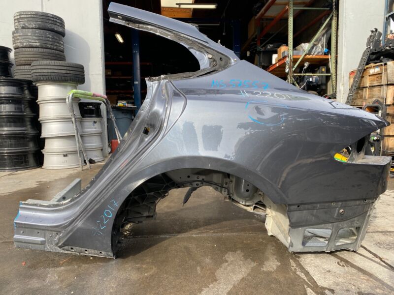 2012-2019 Tesla Model S Rear Driver Side Quarter Panel Body Frame Cut Out Left