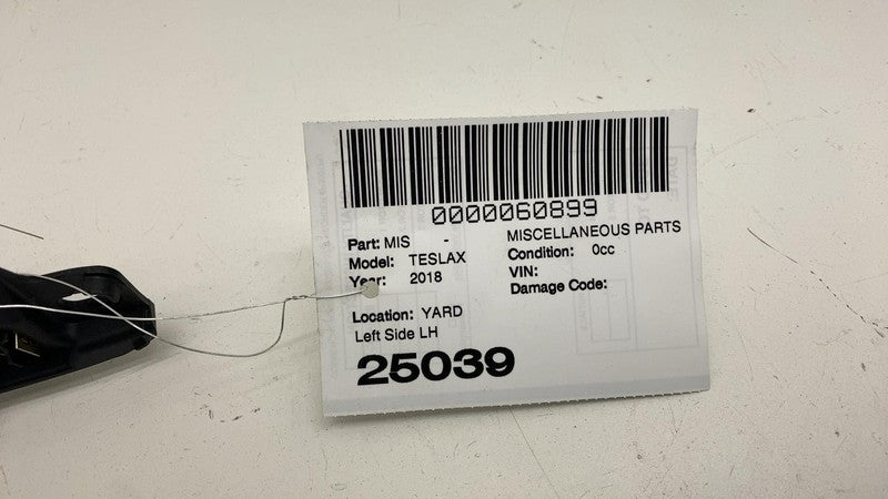 ⭕ 16-24 Model X Rear Side C-Pillar Middle Trim Cover Panel Left LH 107