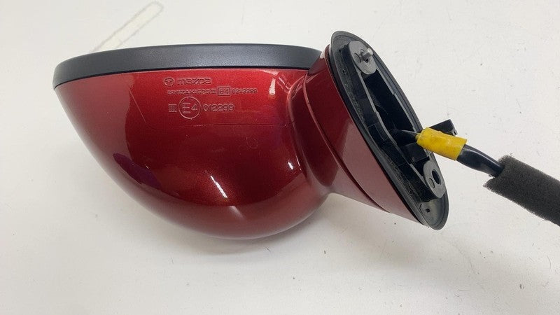 ⭕2006-2015 Mazda MX-5 Miata Front Driver Side Door Rear View Mirror Left Red 41G