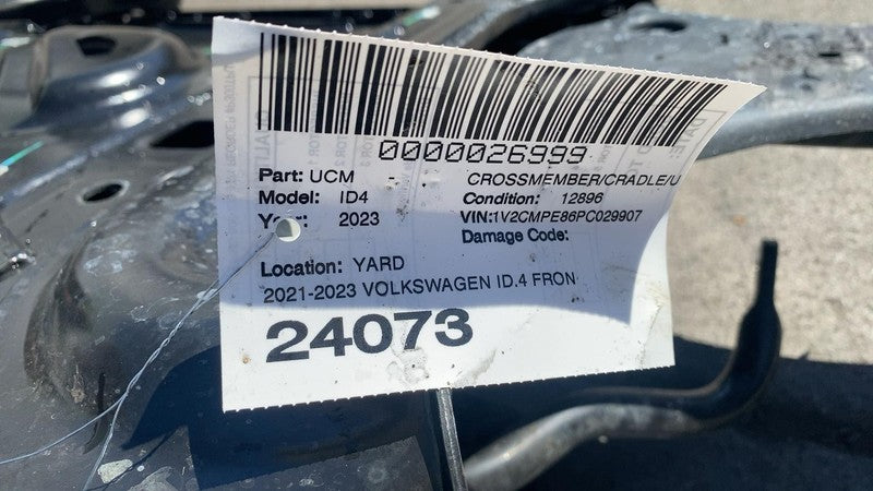 ⭕ 21-23 Volkswagen ID.4 Front Subframe Crossmember Engine Cradle w/ Stabilizer