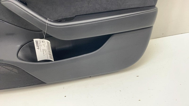 1085119-00-E ⭕ 17-20 Tesla Model 3 Front Passenger Side Interior Door Panel Trim Card Right