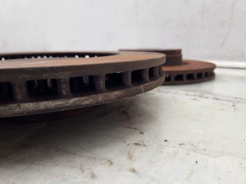 ⭕2012-2015 Tesla Model S MS Rear PAIR Left & Right Brake Disc Rotor Assembly OEM