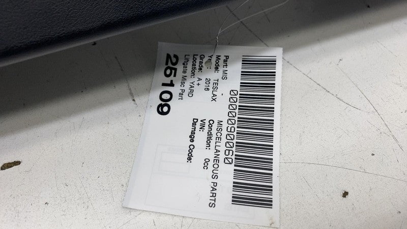 ⭕2016-2020 Tesla Model X Rear Tailgate Liftgate Back Door Panel Lower