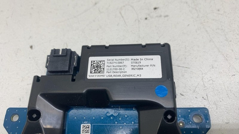 1121700-00-C ⭕ 2017-2023 Tesla Model 3 Rear USB Connector Module Unit Assembly 1121700-00-C