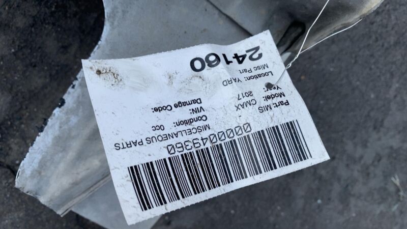 2013 2014 2015 2016 2017 2018 Ford C-Max Floor Support Cutout