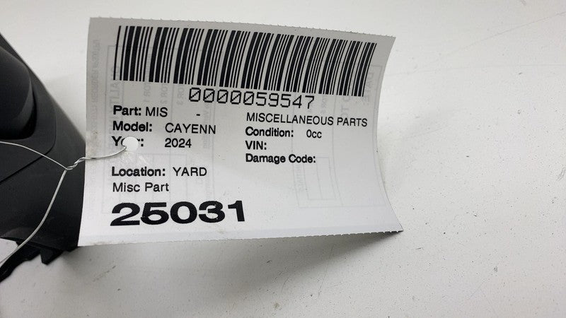 992 419 798 B ⭕ 2024 Porsche Cayenne Front Driver Steering Wheel Trim Cover Black 992419798B