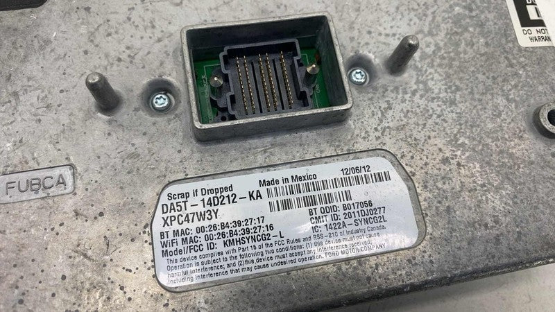 DJ5T-14F239-DA ⭕ 12-15 Ford Escape Voice Recognition Sync Radio Chassis Module DJ5T-14F239-DA