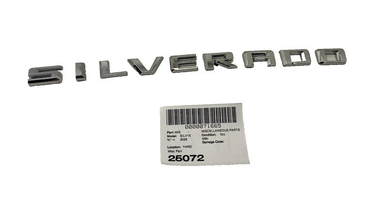 ⭕ 2025 Chevrolet Silverado 1500 Silverado Emblem OEM