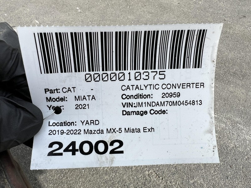 PEDA 20 55X 2019 2020 2021 2022 Mazda MX-5 Miata Exhaust & Pipe Assembly