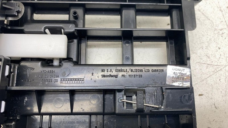 ⭕ 17-23 Model 3 M3 Center Console 2.0 Storage Sliding Bin Lid Cover 17