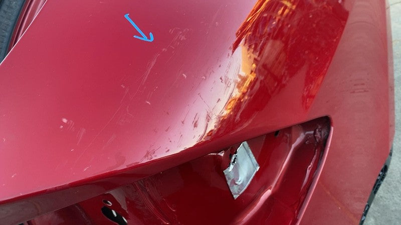 2016-2020 Tesla Model X Rear Right Quarter Fender Frame Panel Cutout RH Red PPMR