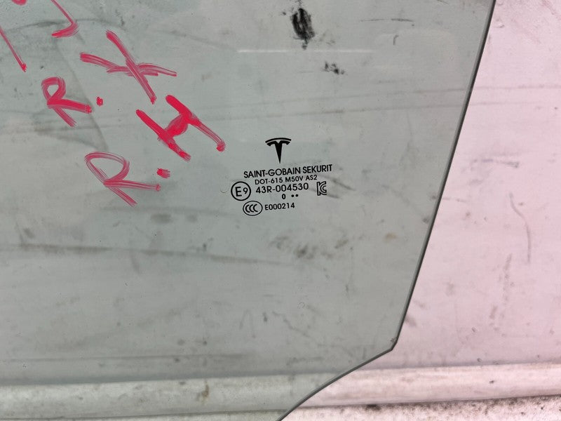 43R-004530 ⭕2016-2020 Tesla Model X MX Front Driver Side Door Window Glass Left LH Assembly