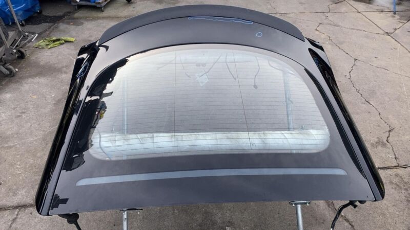 E6 43R-000319 2012-2015 Tesla Model S Rear Tailgate Hatch Panel w/ Liftgate Glass Black - PBSB