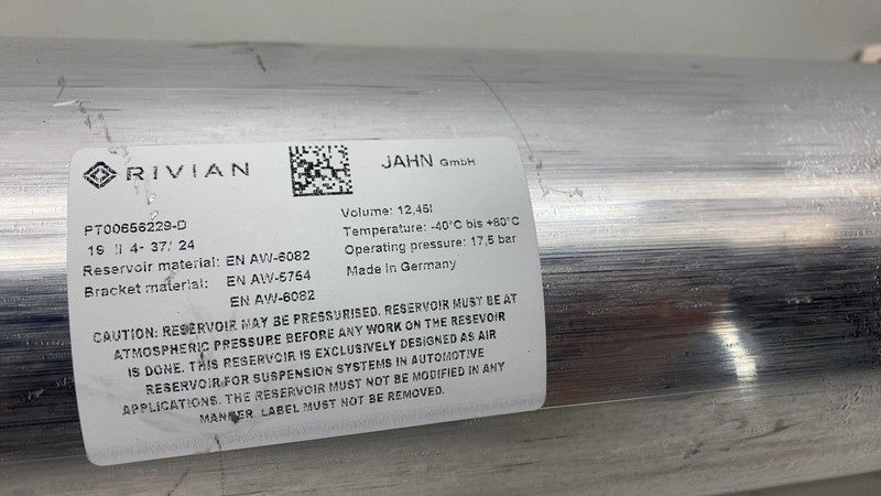 PT00656229D ⭕ 2025 Rivian R1S Air Suspension Compressor Reservoir Tank Assy OEM PT00656229-D