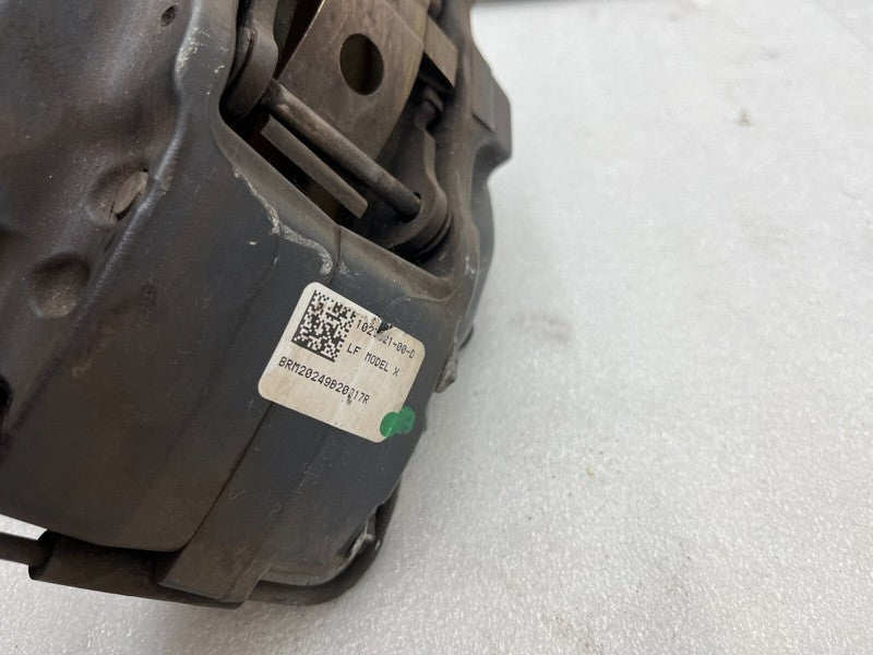 102762100D ⭕16-20 Model X MX Front Driver Side Caliper w/ Brake Hose Line Left 1027621-00-D