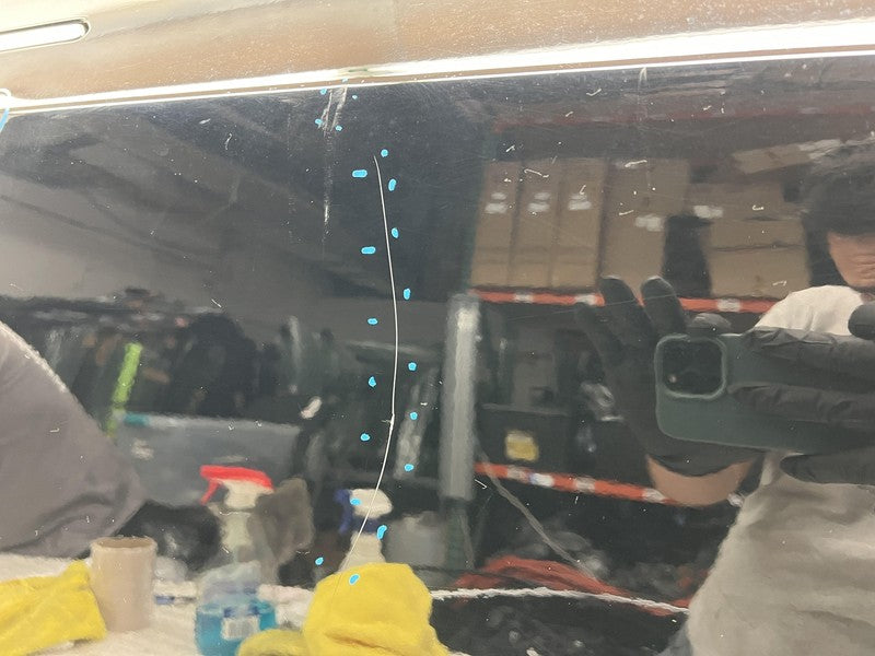 ⭕ 17-20 Tesla Model 3 Front Right Door Shell Panel Right Black PBSB 10