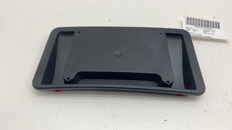 ⭕ 20-23 Tesla Model Y MY Front License Plate Molding Bracket Holder 14
