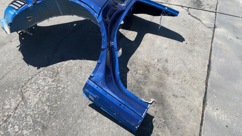 ⭕ 2020-2023 Tesla Model Y Rear Right Quarter Panel Structural Cutout Blue PPSB