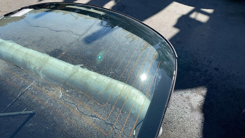 1472925 99 C ⭕ 2017-2020 Tesla Model 3 Rear Trunk Panoramic Backlite Roof Glass Back Section