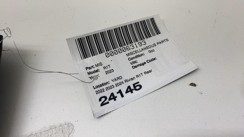 PT00006411-E ⭕ 2022 2023 2024 Rivian R1T Rear Gear Tunnel Floor Insert Cover Mat PT00006411-E