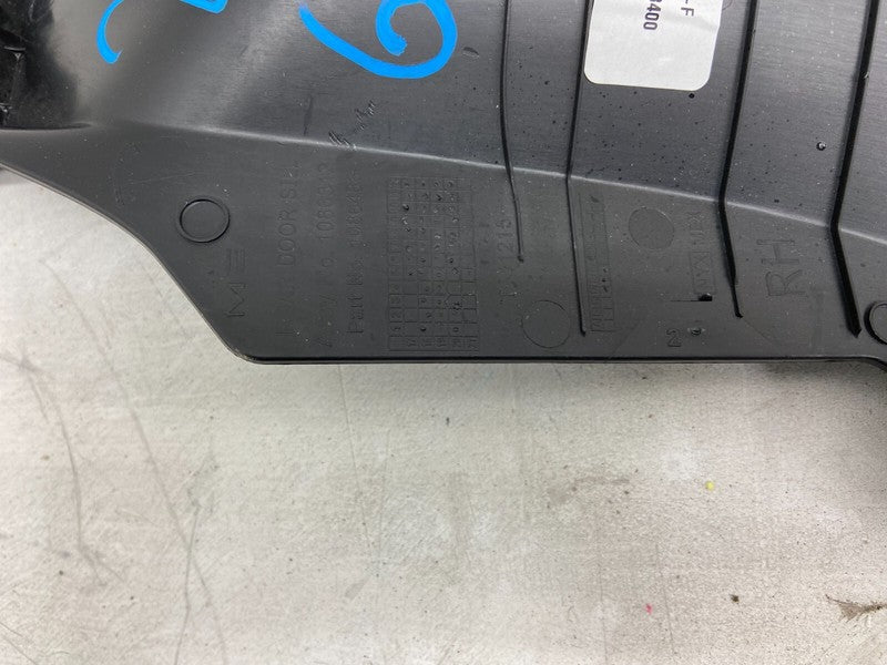 1086488 ⭕17-23 Tesla Model 3 Rear Passenger Side Door Sill Trim Panel Right 1086312-00-F