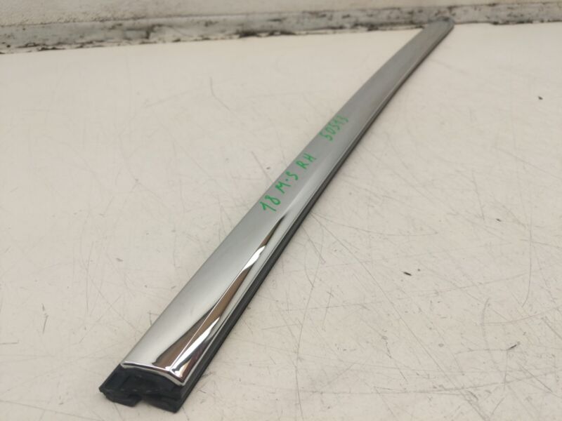 ⭕2012-2020 Tesla Model S MS Rear Right Door Exterior Mold Chrome Belt Molding RH