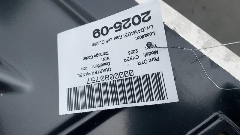 1928316-00-A ⭕ 24-25 Cybertruck Rear Driver Side Left Quarter Panel Fender Sail 1928316-00-A