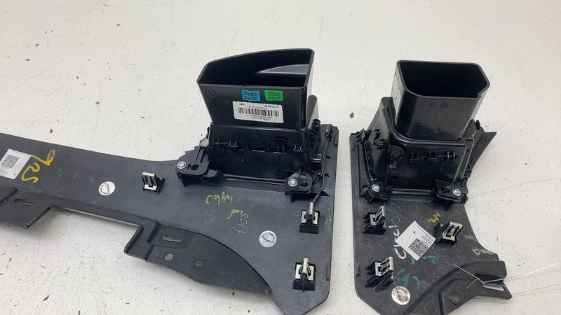 104596912C ⭕12-20 Tesla Model S SET of Front Center Dash Air Vent Grillle Trim 1045969-12-C
