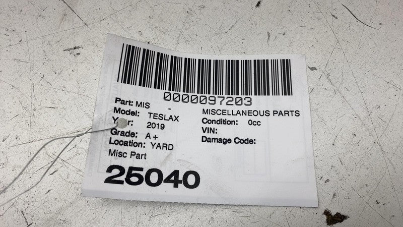 ⭕ 16-25 Model X MX Front Passenger Windshield Sun Visor Bezel Right 10