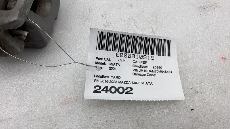 ⭕ 2016-2023 Mazda MX-5 Miata Rear Passenger Disc Caliper & Brake Hose Line Right