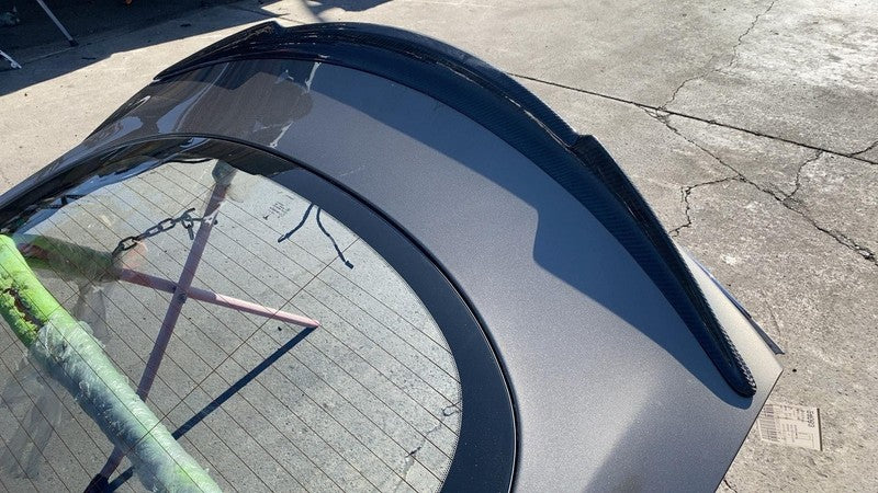 6005898-00-F ⭕ 12-15 Model S MS Liftgate Trunk Lid Tailgate Hatch Shell Brown - PPTI w/ Glass
