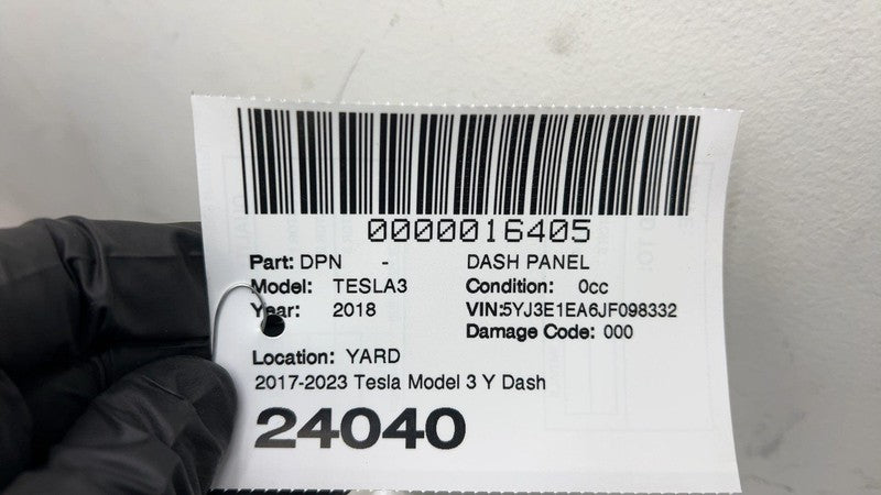 1077823-00-F ⭕ 2017-2023 Tesla Model 3 Y Dashboard Instrument Panel Base & Premium Assembly
