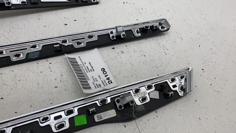 103578900 ⭕ 2016-2020 Tesla Model X SET of Front & Rear Left & Right Door Molding Trim OEM