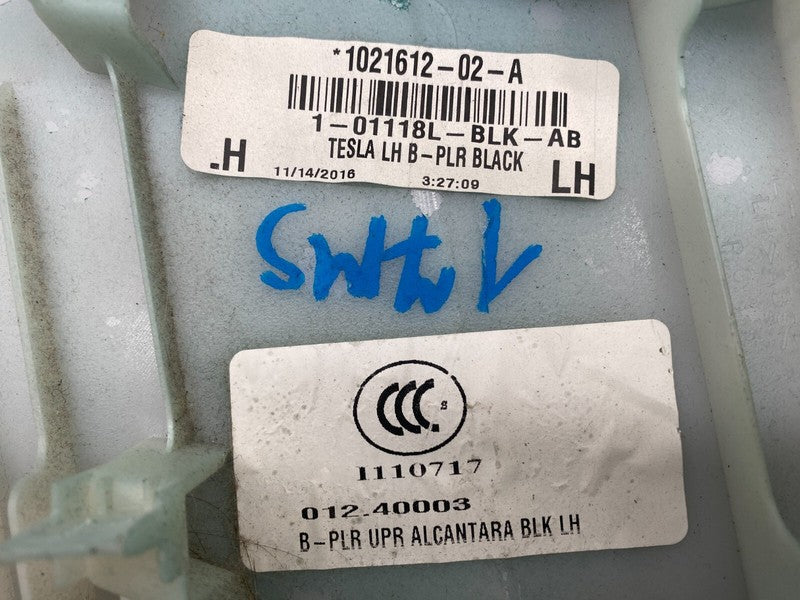 ⭕ 16-20 Model S Left & Right B-Pillar Upper Trim Panel 1021612-02-A/10