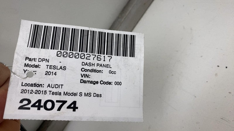 1002254-08-F ⭕ 12-15 Tesla Model S MS Dashboard Instrument Panel Dash Trim Cover 1002254-08-F