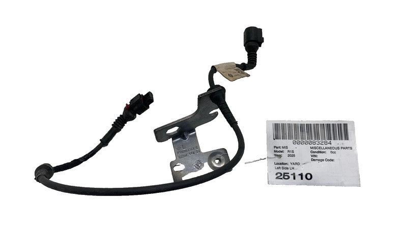 PT00084364 C ⭕ 2025 Rivian R1S Front Left Anti Lock ABS Speed Sensor w/ Bracket PT00048097-G