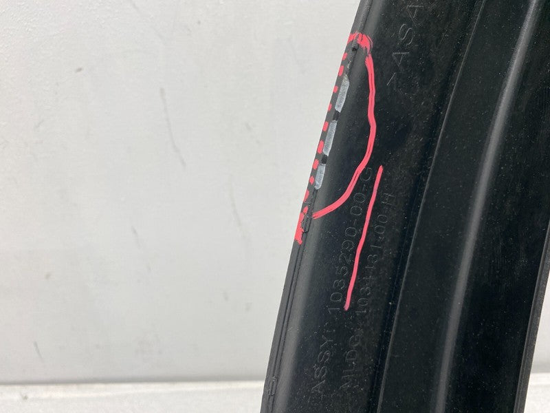 103529000G ⭕ 2016-2023 Tesla Model X Rear Driver Side Fender Flare Garnish OEM 1035290-00-G