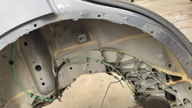 ⭕ 2016-2020 Tesla Model X Rear Passenger Side Quarter Panel Cutout Right RH Gray