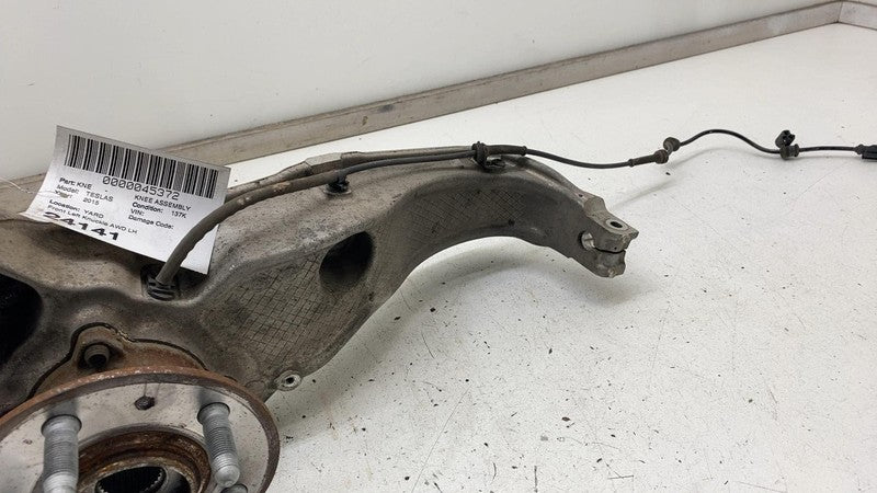 103060500D 2012-2015 Tesla Model S MS Front Left Spindle Knuckle Wheel Hub + ABS Sensor AWD
